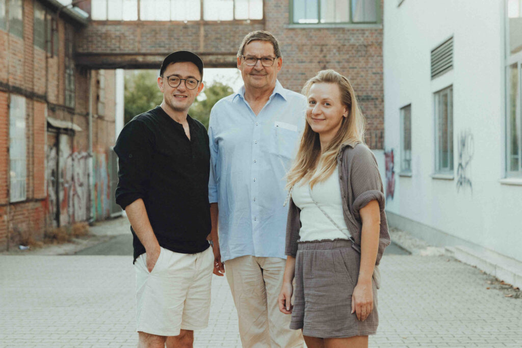 75. Unternehmerstammtisch Leipziger Westen bei Spread Group Thomas Müller, Frank Basten, Anna Karoline Abraham 