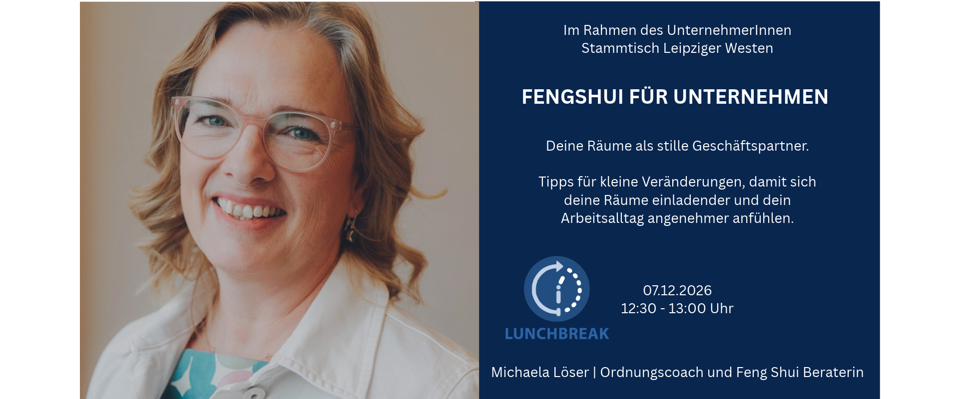 20. LunchBreak online - Feng Shui für Unternehmen mit Michaela Löser